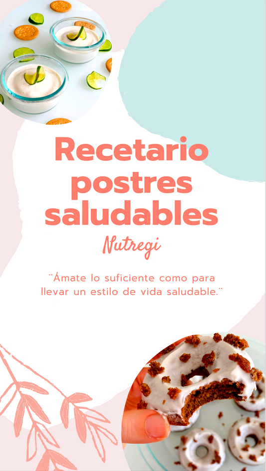 Recetario de postres saludables