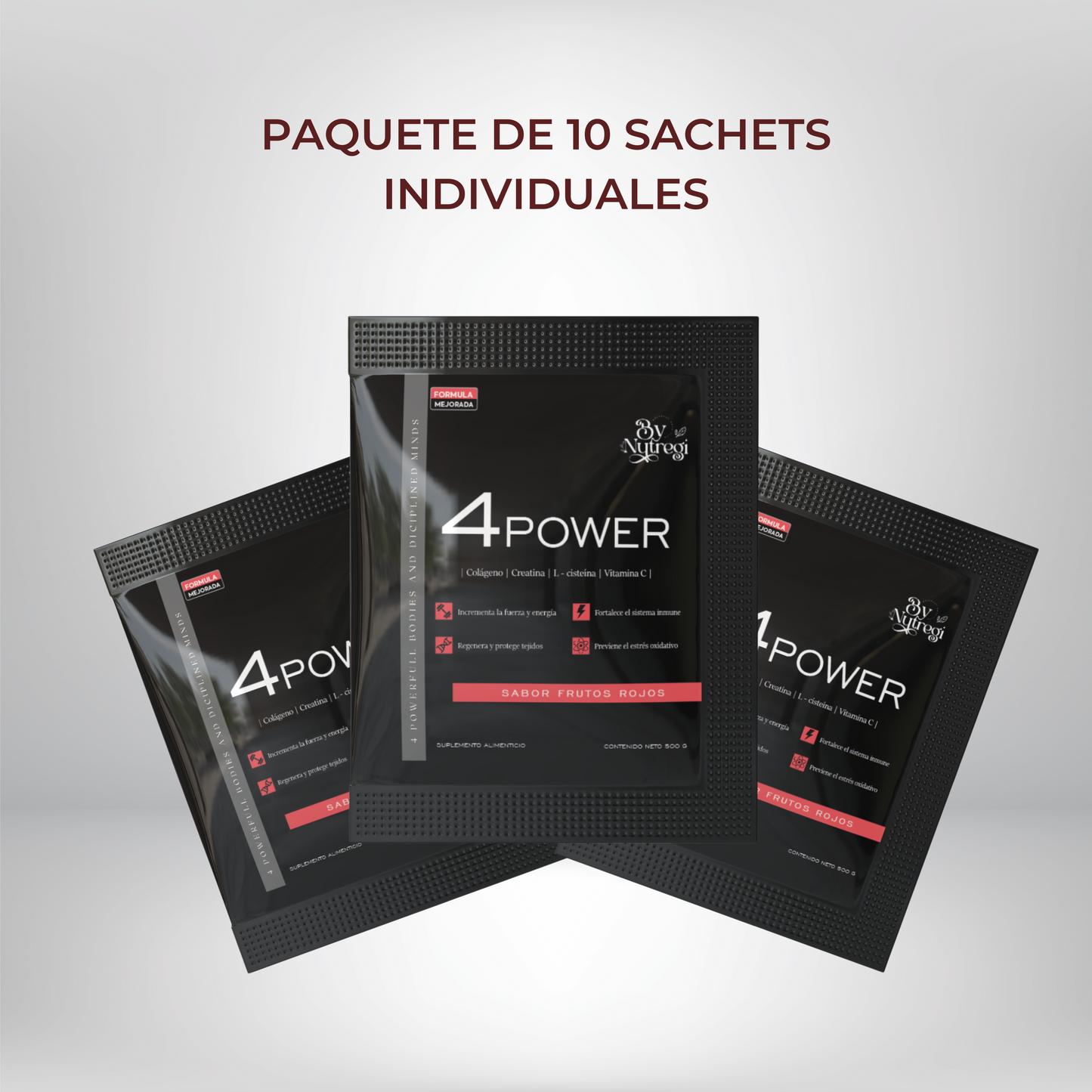4 POWER- PAQUETE 10 SACHETS INDIVIDUALES