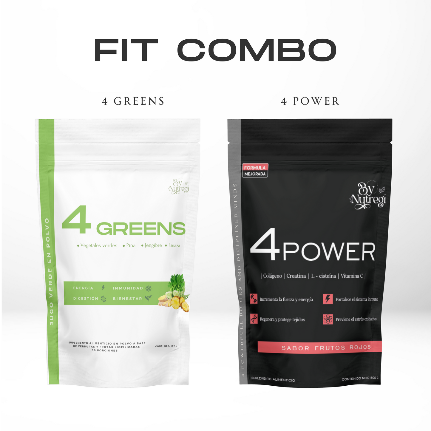 FIT COMBO: 4 POWER + 4 GREENS